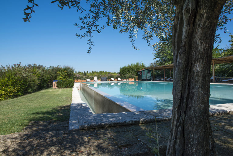 Pool på Villa Il Patriarca, Toscana