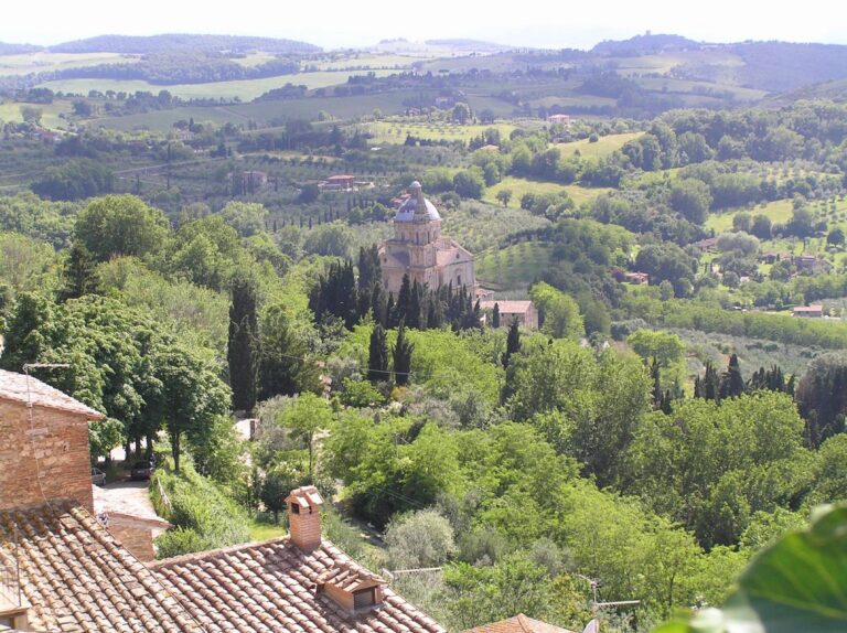 Kirken San Biagio under Montepulciano