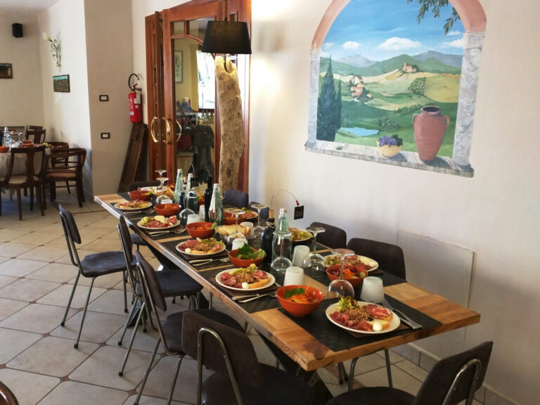 Toscansk middag på Villa Ambra