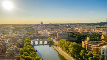 Udsigt over Rom og Vatikanstaten